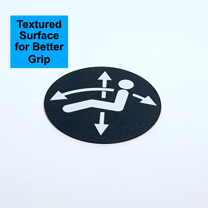 Belmont Foot Control Label