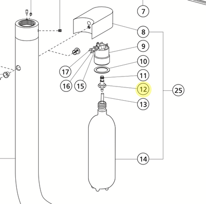 Adec Cascade Water Bottle Stud