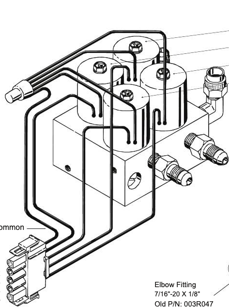 Marus / Pelton Crane Chiar Solenoid Manifold - Refurbished