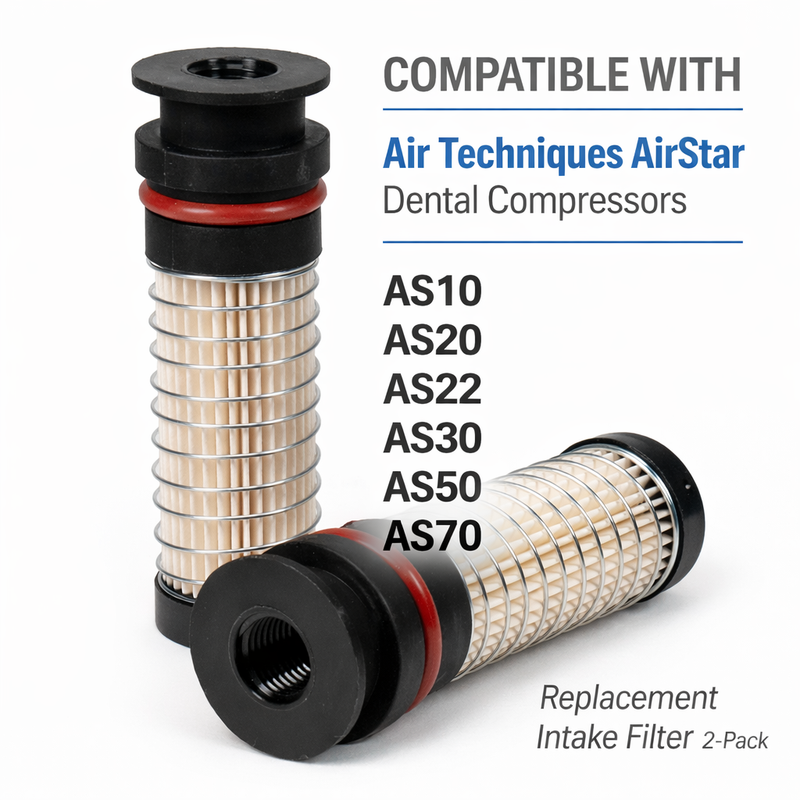 Air Techniques AirStar® Intake Filter Element - CASX-FL01-2PK