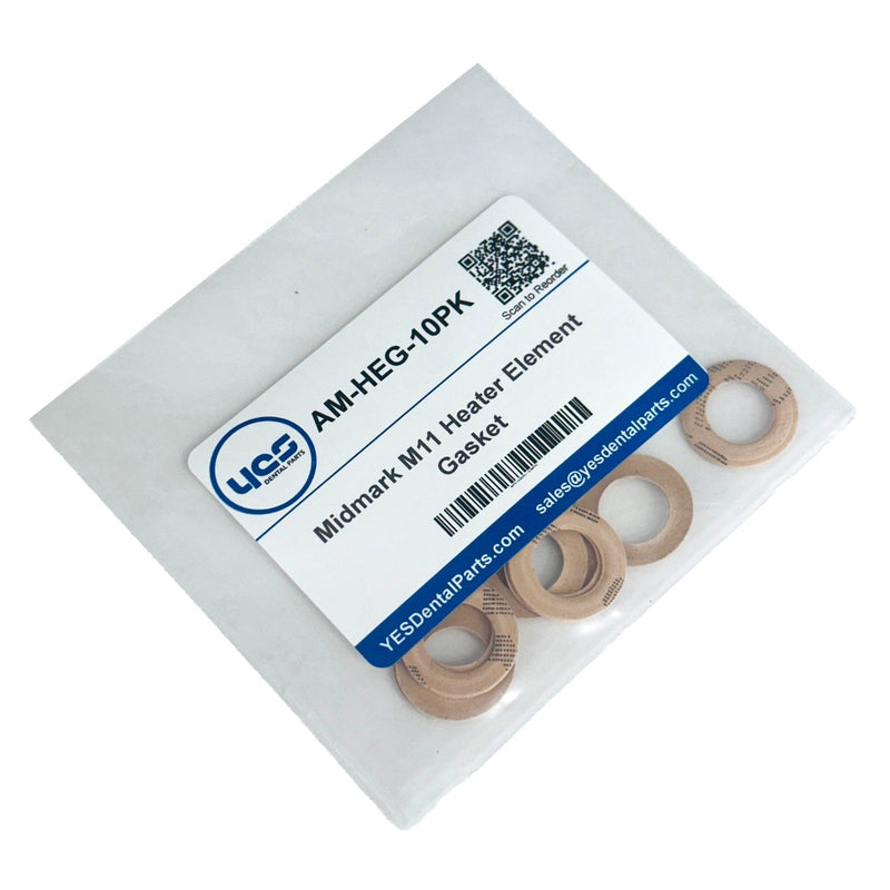 Midmark M11 & M9 Heater Element Gaskets 10 Pack