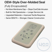 Adec Cascade Radius sealed molded chair control touchpad (1040 & 1021)