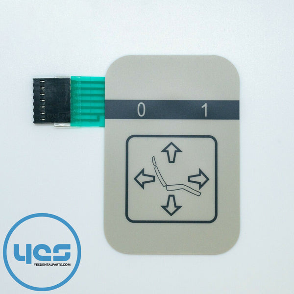 Marus or Pelton & Crane Dental Chair Control Replacement Touchpad